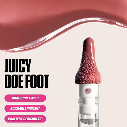 Huda Beauty - Make Out Sesh Lip Stain and Lip Gloss Duo - Rosy Bombshell