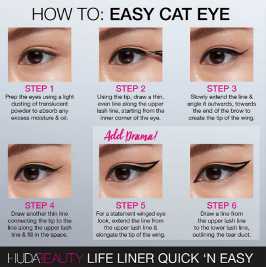 Huda Beauty - Quick βN Easy Precision Liquid Eye Liner