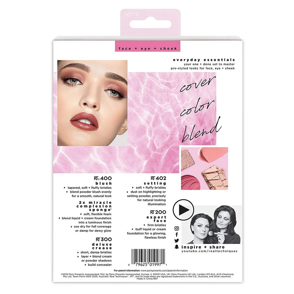 Real Techniques Everyday essentials makeup brush set