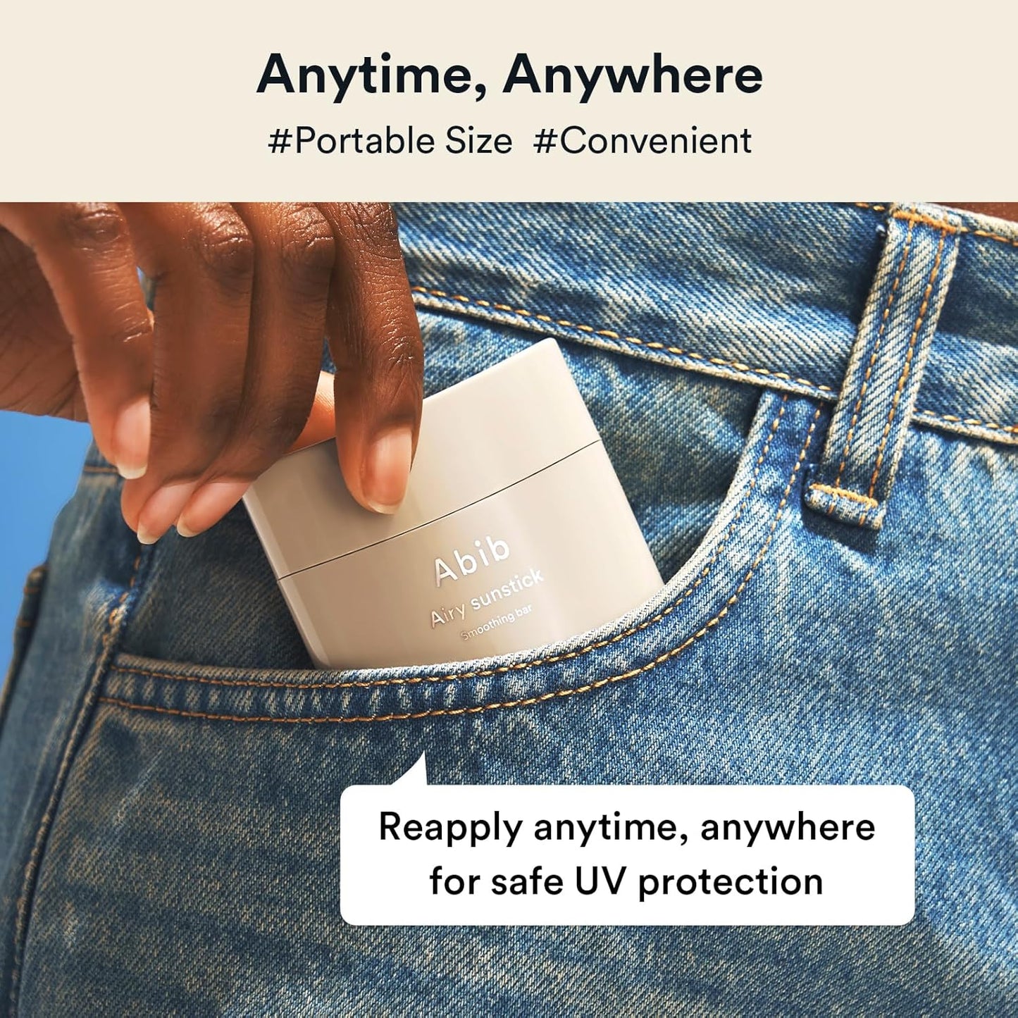 Abib Airy Sunstick Smoothing Bar SPF 50+