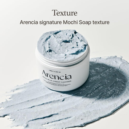 ARENCIA Royal Blue Hyssop Rice Mochi Cleanser