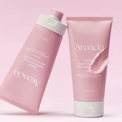 ARENCIA Rosehip Mild PH Balancing Rice Cake Cleanser