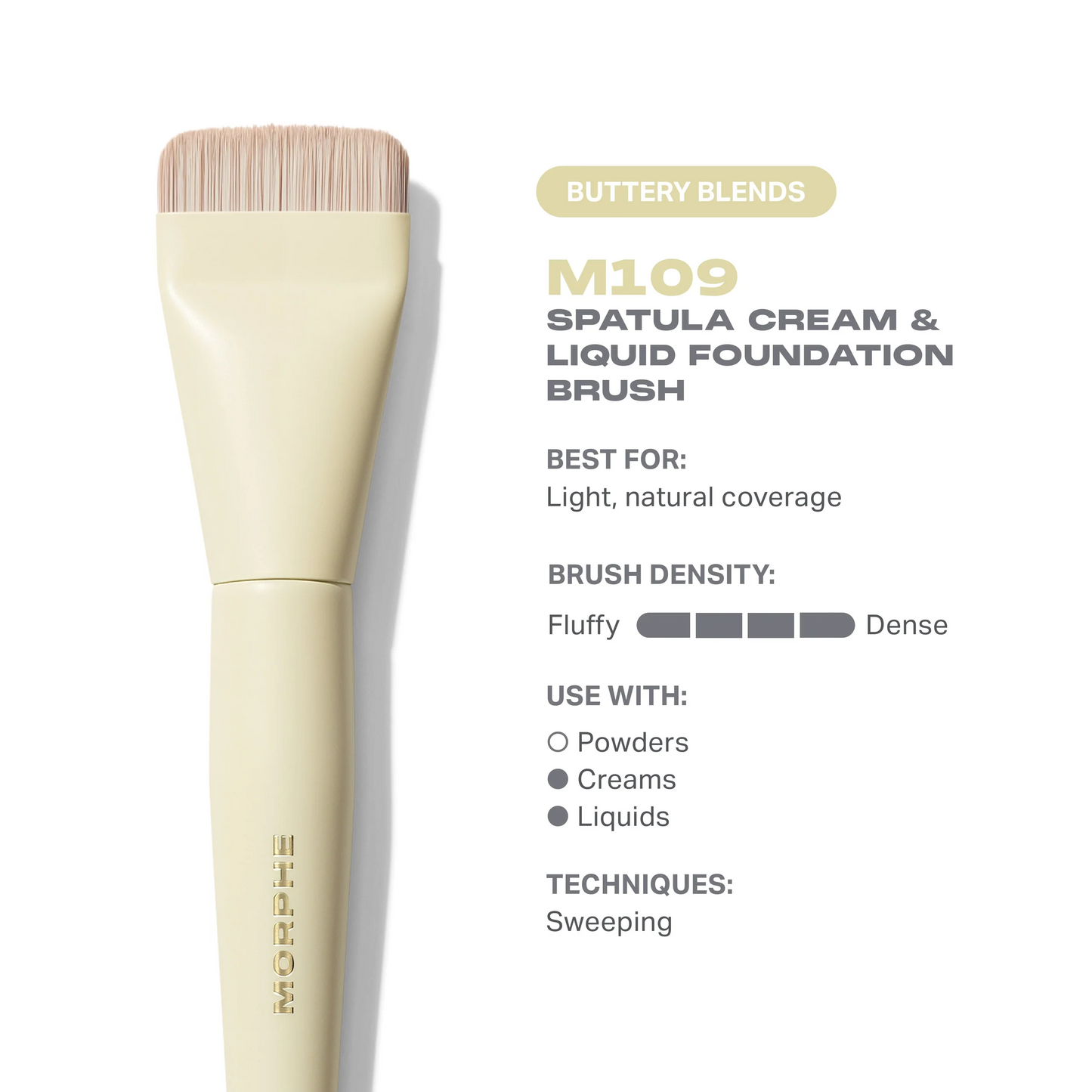 Morphe Buttery Blends M109 Spatula Foundation Brush