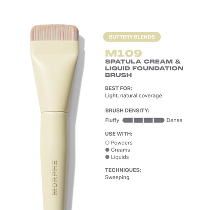 Morphe Buttery Blends M109 Spatula Foundation Brush