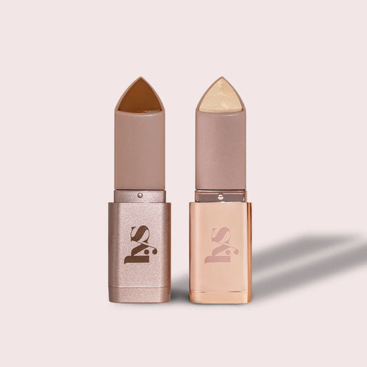 LYS Beauty  Mini Glow Worthy Light Bronzer and Highlighter Set - Courage/Brave