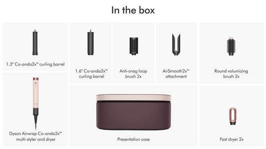 Dyson Co-Anda 2X Multi-Styler & Dryer for Straight & Wavy Hair Amber Silk