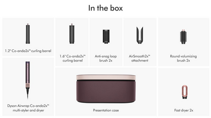 Dyson Co-anda2x Multi-Styler And Dryer Straight + Wavy HS09 Jasper plum