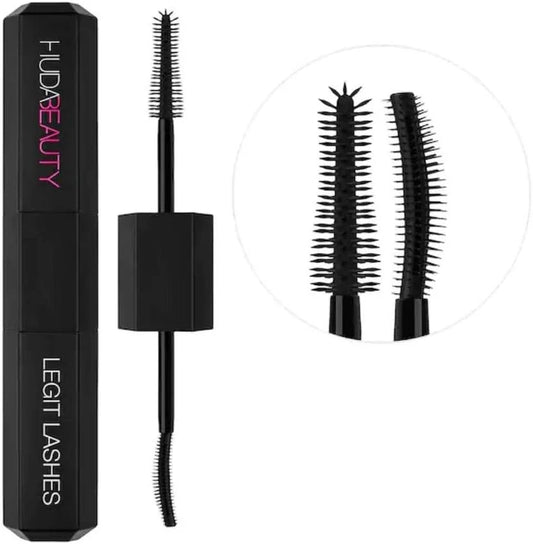 Huda Beauty - Legit Lashes Double-Ended Volumizing and Lengthening Mascara - Full Size