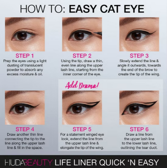 Huda Beauty - Quick ‘N Easy Precision Liquid Eye Liner