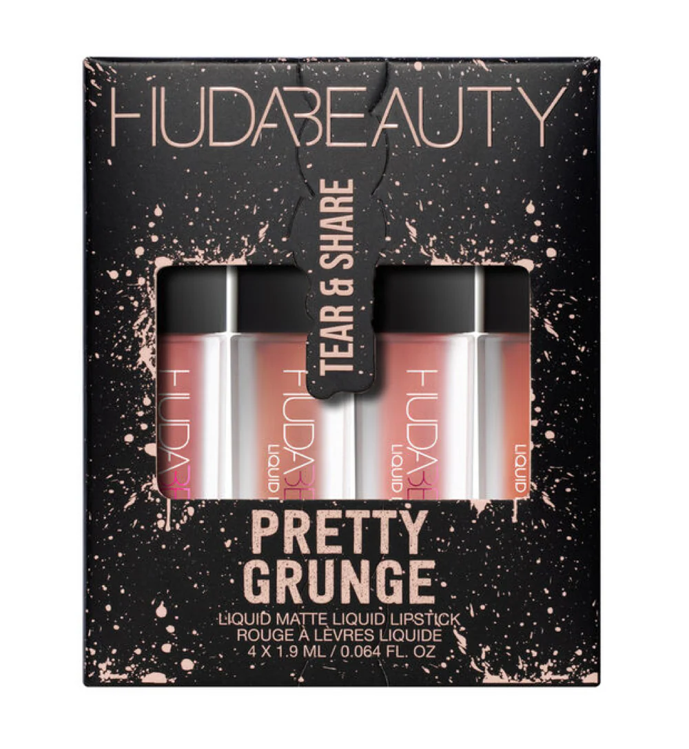 Huda Beauty Pretty Grunge Lip Quad