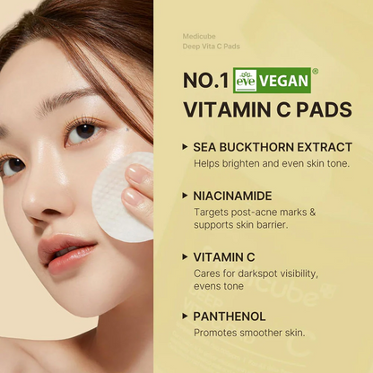 Medicube Deep Vita C Facial Pads