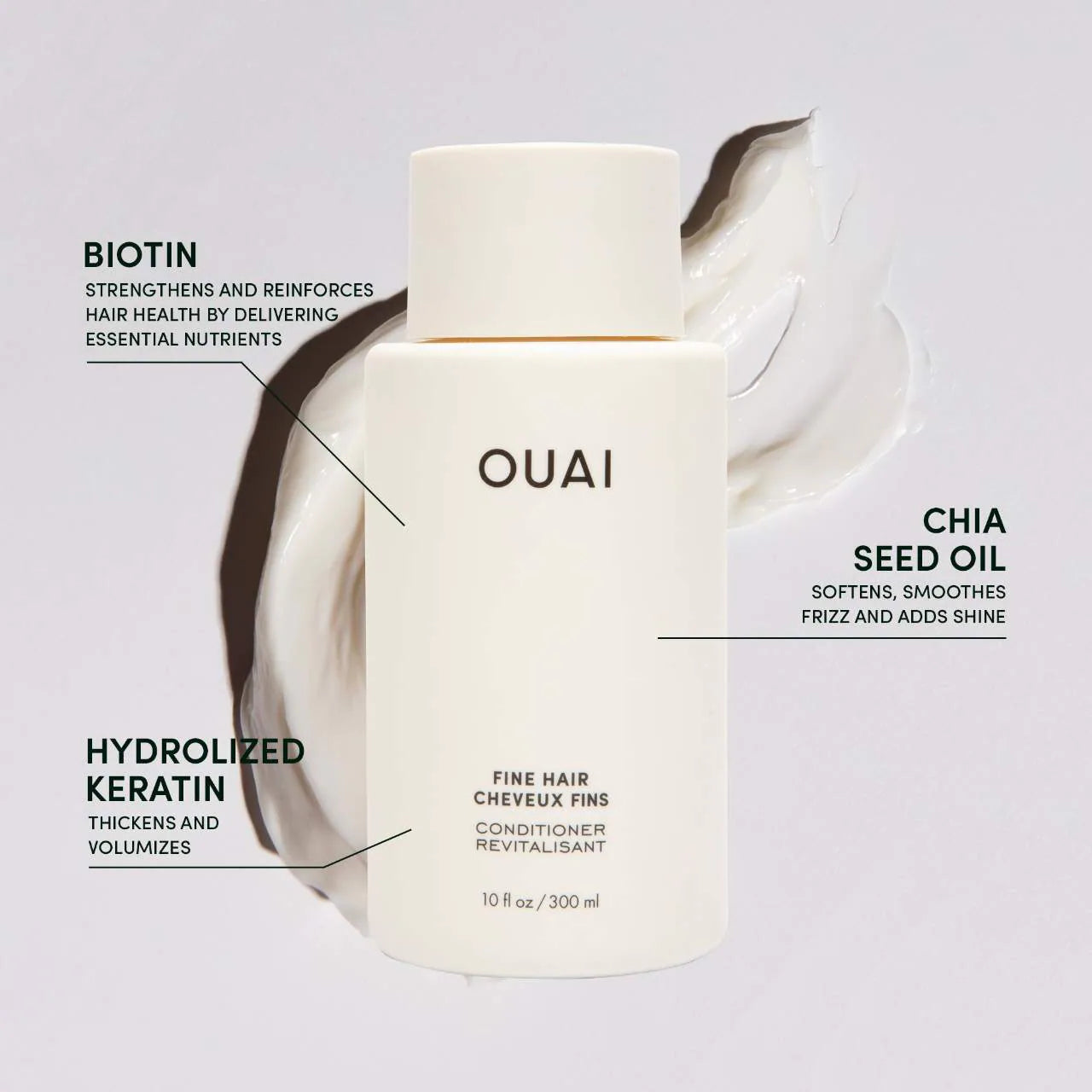 OUAI - Shampoo & Conditioner Duo for Fine Hair