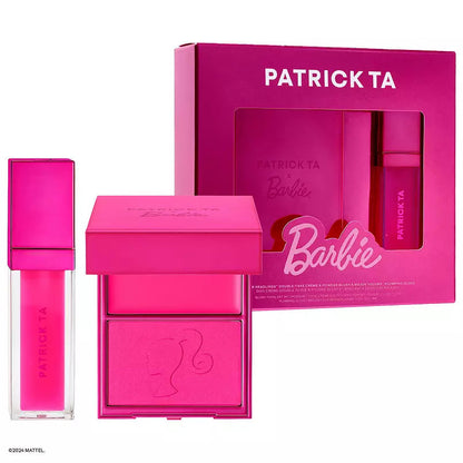 Patrick Ta X Barbie Blush Duo and Lip Plumper Set