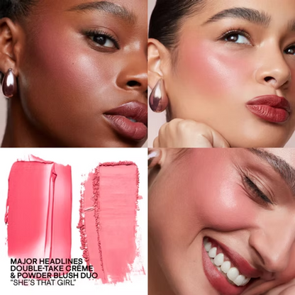 Patrick Ta - Major Headlines Double-Take Cream And Powder Blush Duo Mini