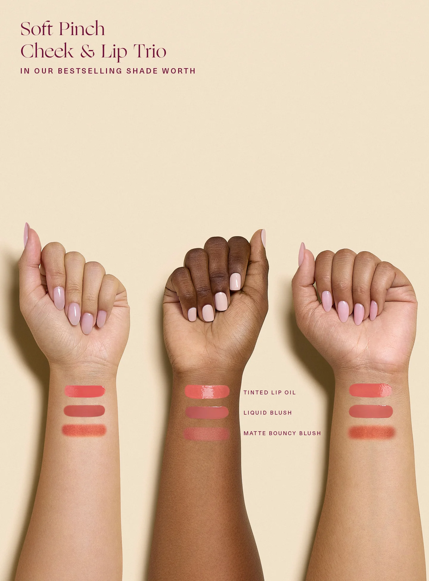 Rare Beauty Soft Pinch Cheek & Lip Trio