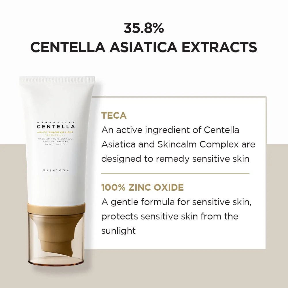 Skin1004 Madagascar Centella Air Fit Suncream Light SPF 30 PA++++