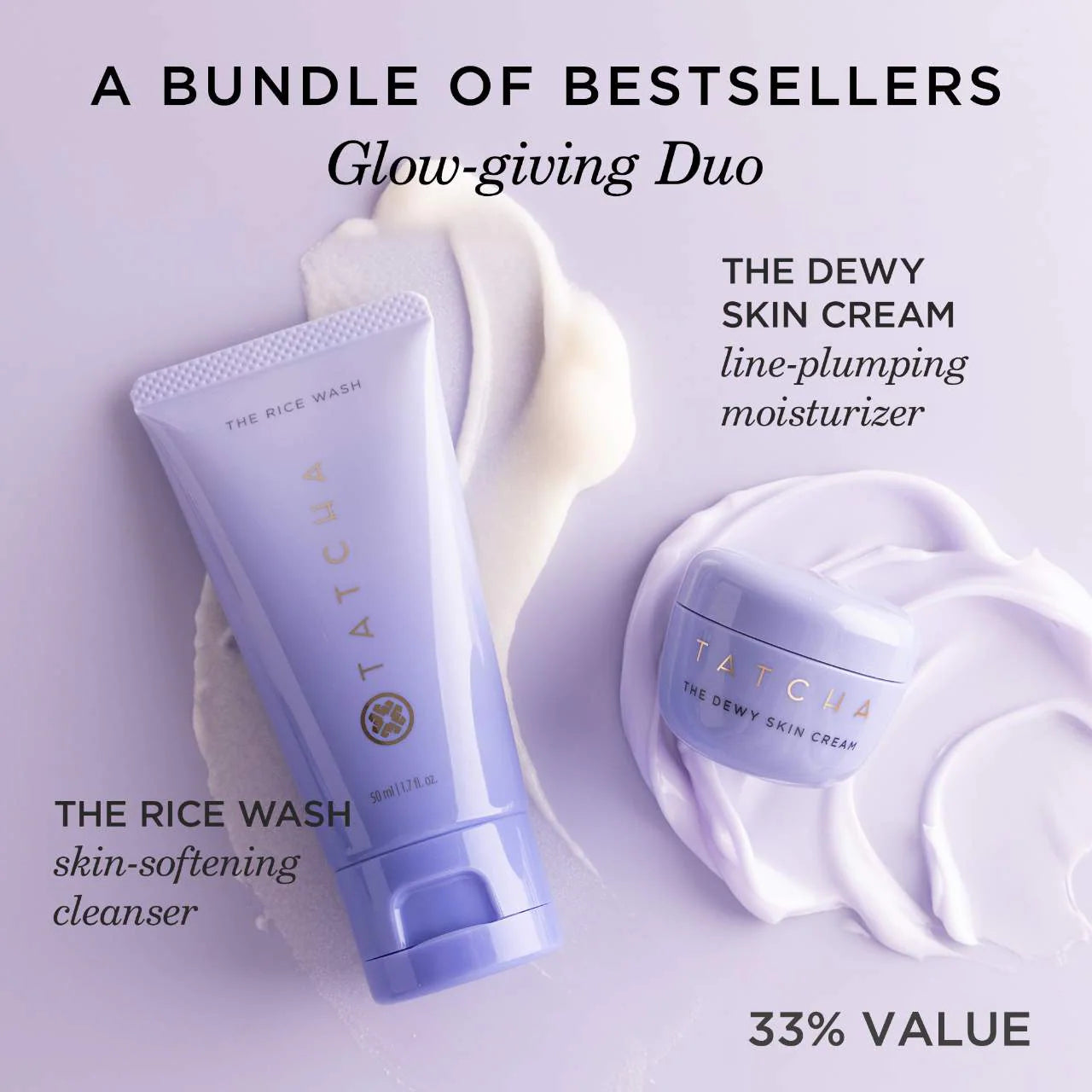 Tatcha - Dewy Cleanse + Hydrate Duo