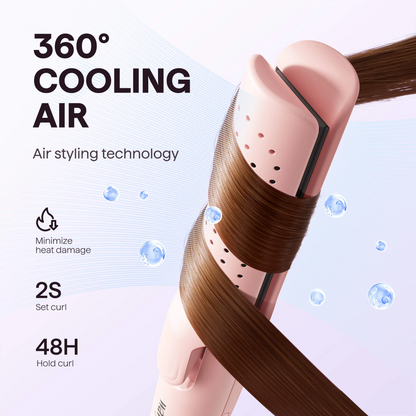 Wavytalk Airflow Styler Whirlwind Curl, Hair Straightener and Curler 2 in 1