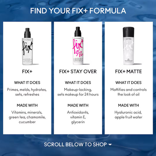 Mac Cosmetics  Prep + Prime Fix+ Matte  Setting Spray