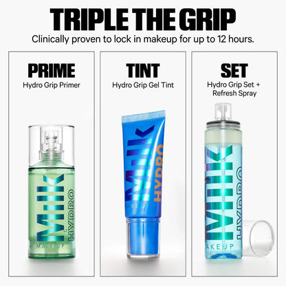 MILK MAKEUP  Hydro Grip 12HR Dewy Setting Spray With Hyaluronic Acid + Niacinamide - 100 ml