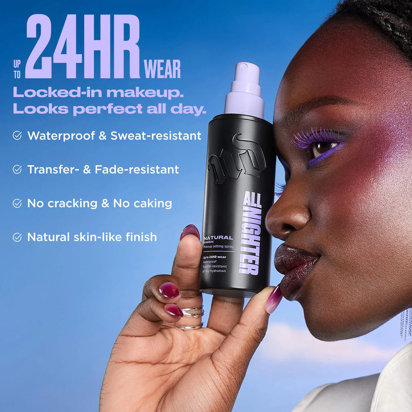 Urban Decay  All Nighter Waterproof Natural Finish Setting Spray with 24HR Wear
